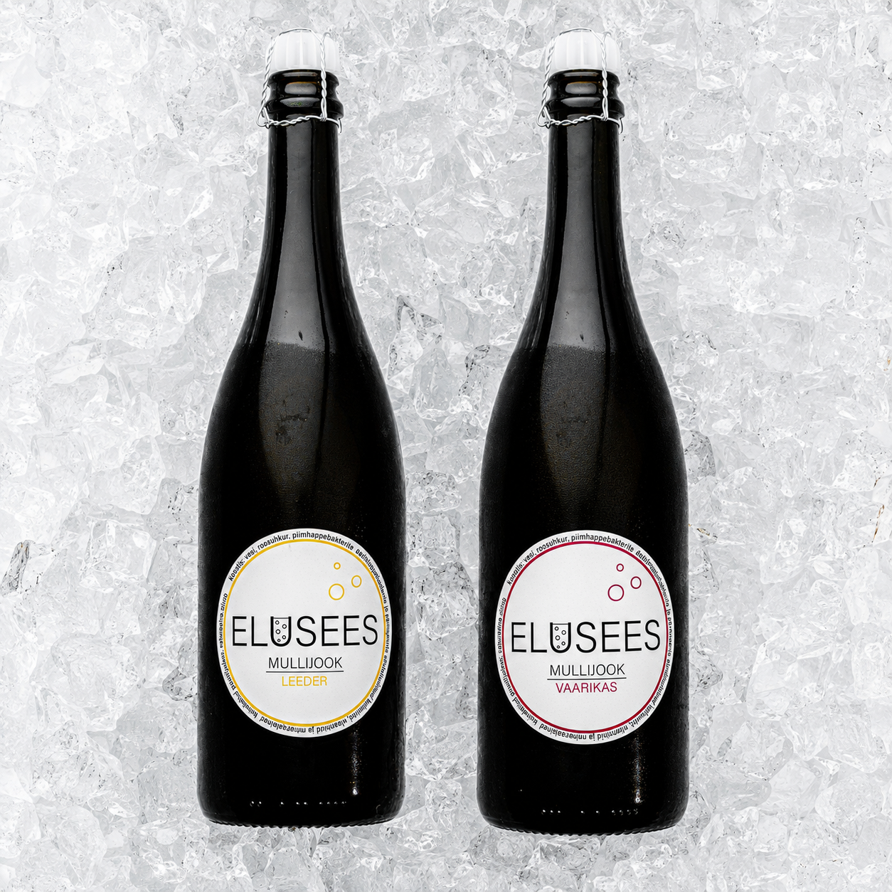 Elusees Maitsete duo, leedriõie- ja vaarikamullijook